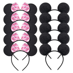 6Pcs Mickey Mouse Headband Set