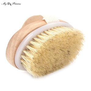 1 Pc Wet Dry Skin Body Natural Bristle Brush Soft SPA Brush Bath Massager Home Worldwide Store