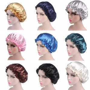 Satin Women Hair Care Bonnet Cap